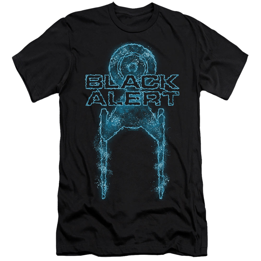 Star Trek Slim Fit T-Shirt Black Alert Black Tee