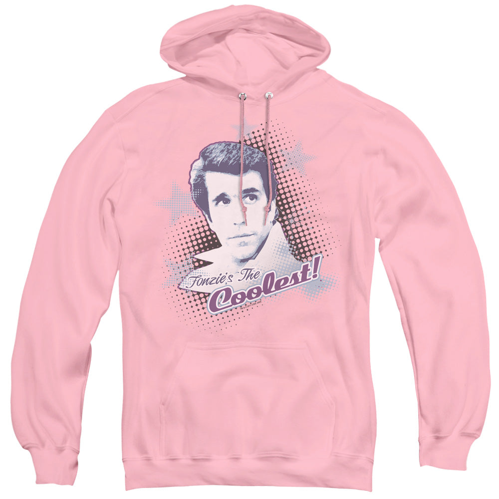 Happy Days Hoodie Fonzies The Coolest Pink Hoody