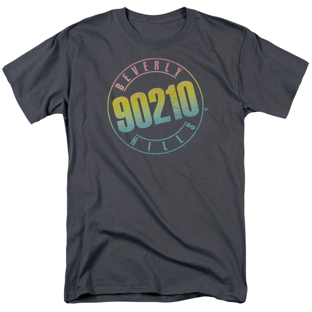 Beverly Hills 90210 T-Shirt Logo Charcoal Tee