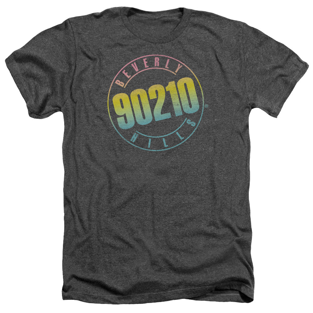 Beverly Hills 90210 Heather T-Shirt Logo Charcoal Tee