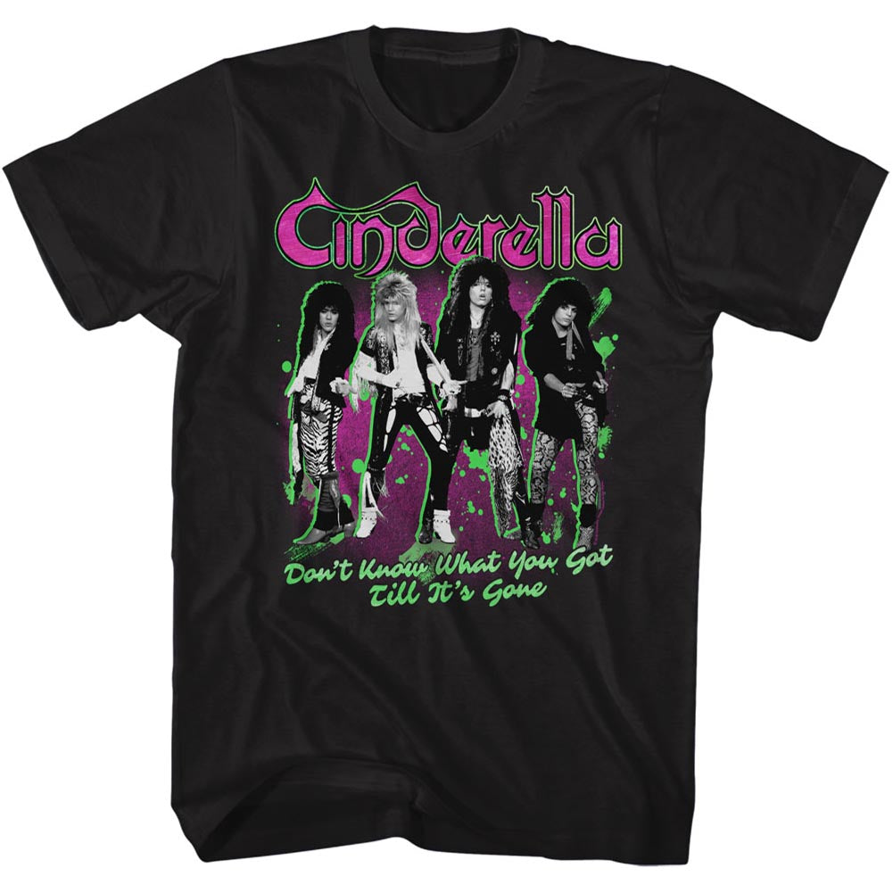 Cinderella Rock Band T-Shirt Till It's Gone Black Tee