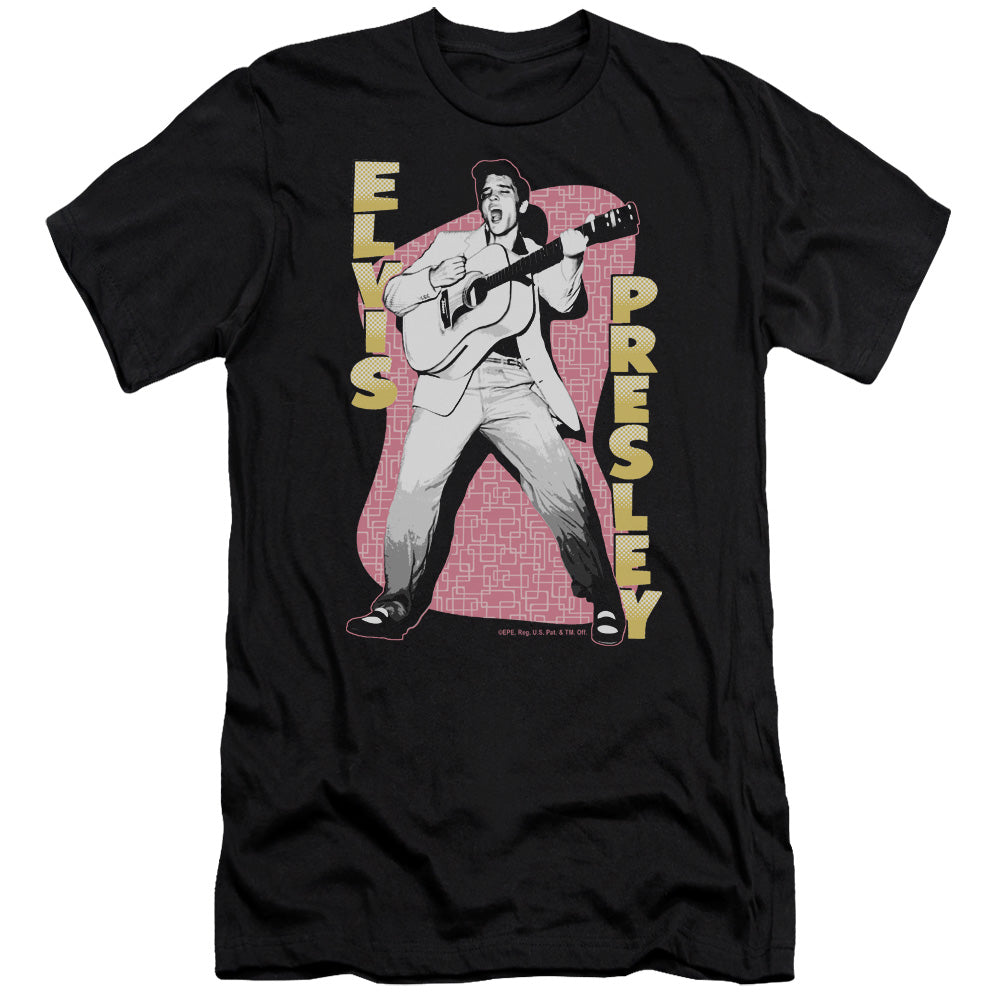 Elvis Presley Premium Canvas T-Shirt In The Moment Black Tee