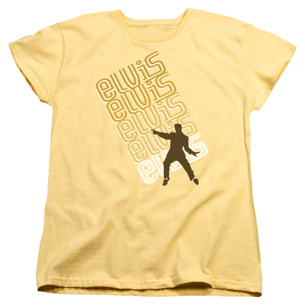 Elvis Presley Womens T-Shirt Repeat Banana Tee