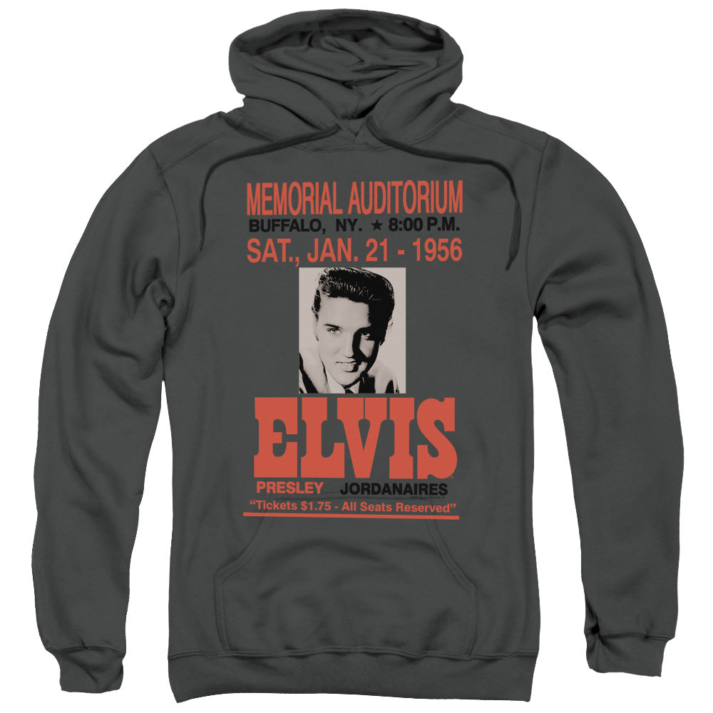 Elvis Presley Hoodie Buffalo 1956 Charcoal Hoody