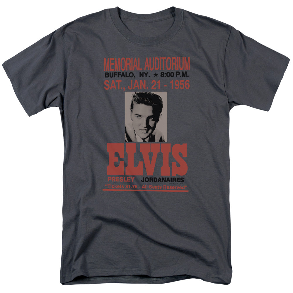 Elvis Presley T-Shirt Buffalo 1956 Charcoal Tee