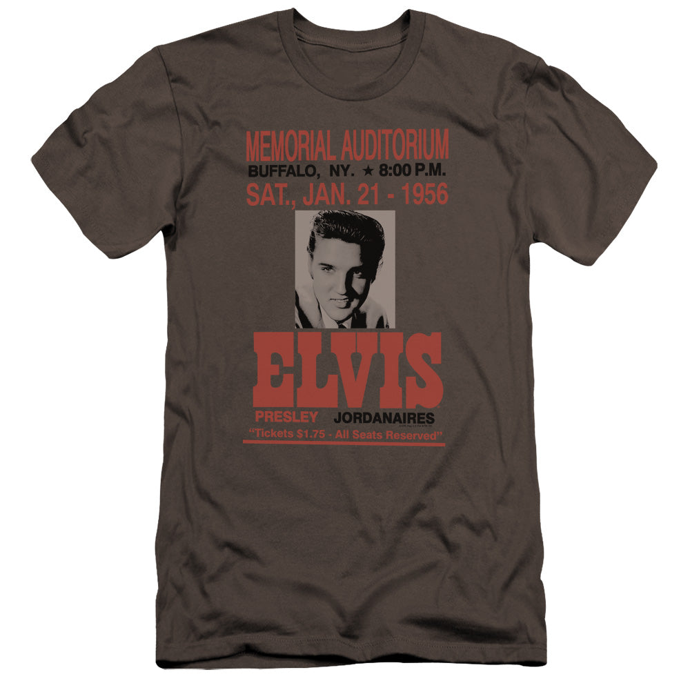 Elvis Presley Premium Canvas T-Shirt Buffalo 1956 Charcoal Tee