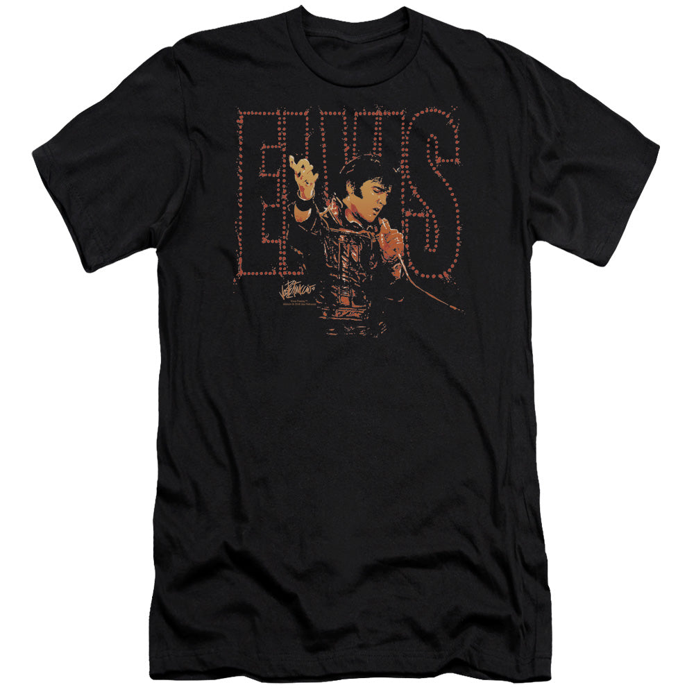 Elvis Presley Premium Canvas T-Shirt Take My Hand Black Tee