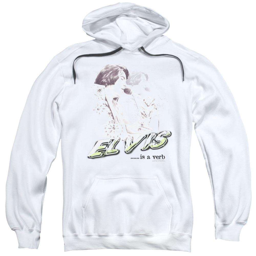 Elvis Presley Hoodie Verb White Hoody