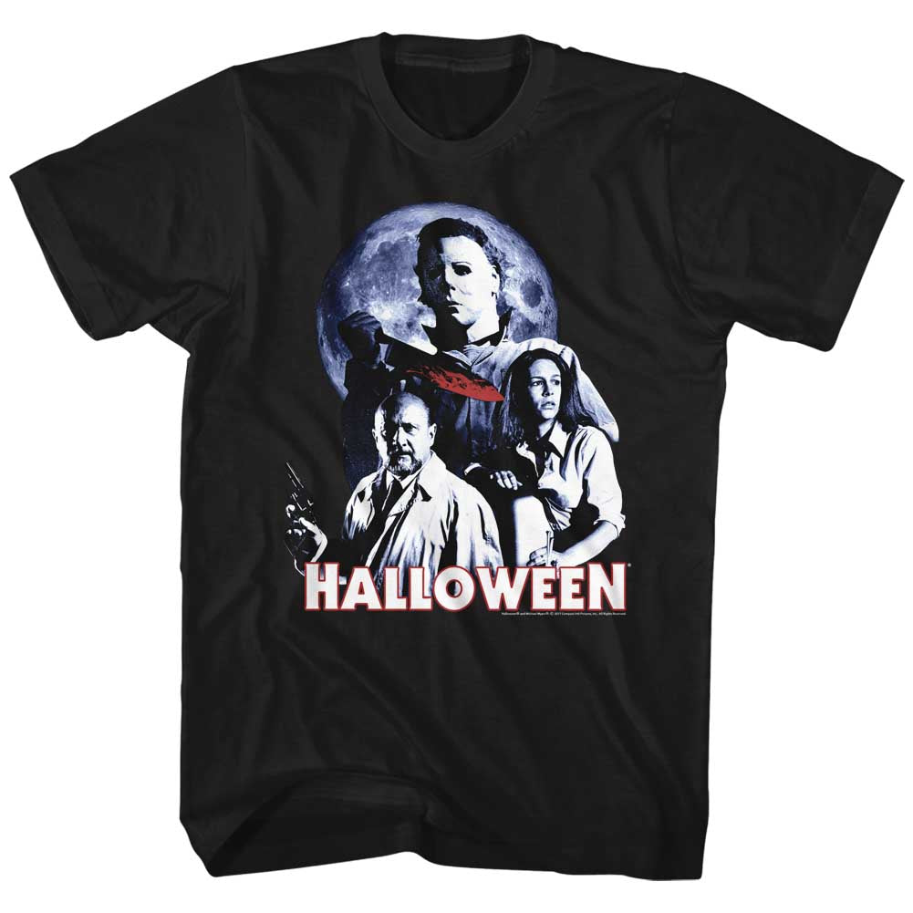 Halloween T-Shirt Characters Black Tee