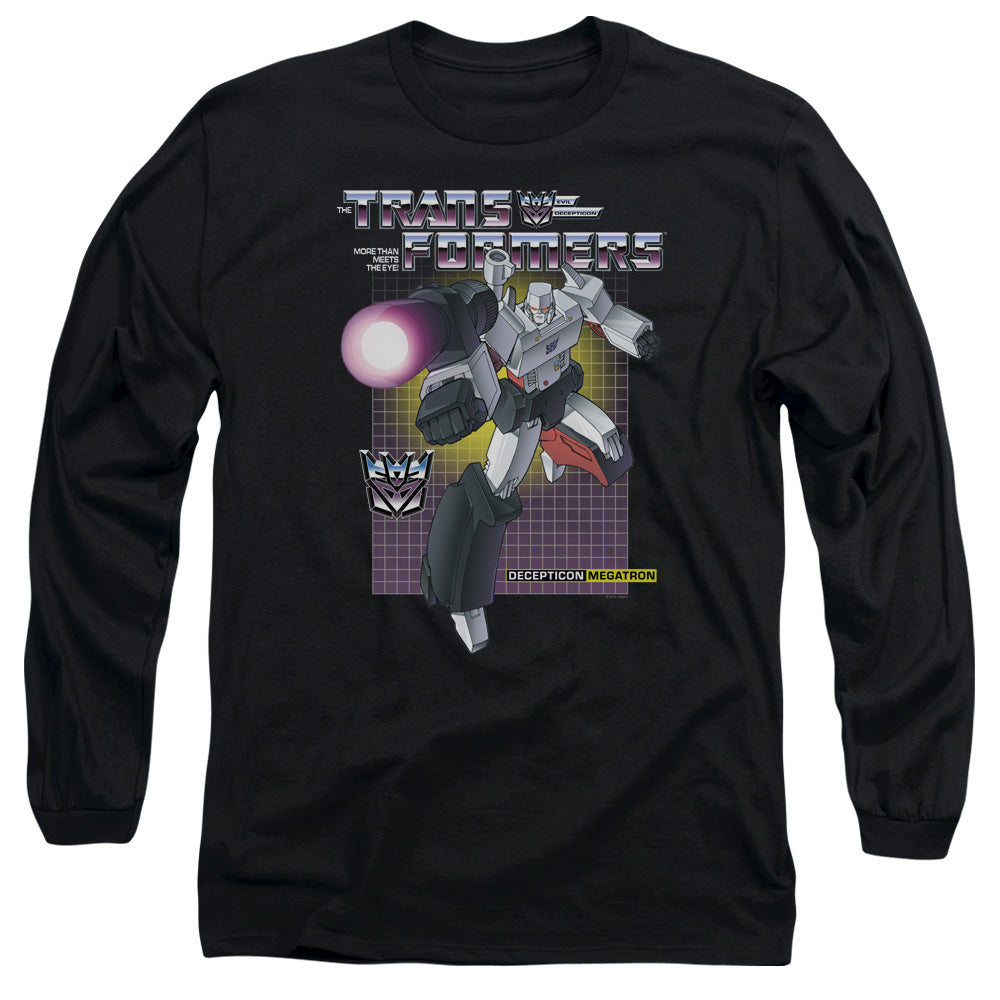 Transformers Long Sleeve T-Shirt Megatron Black Tee
