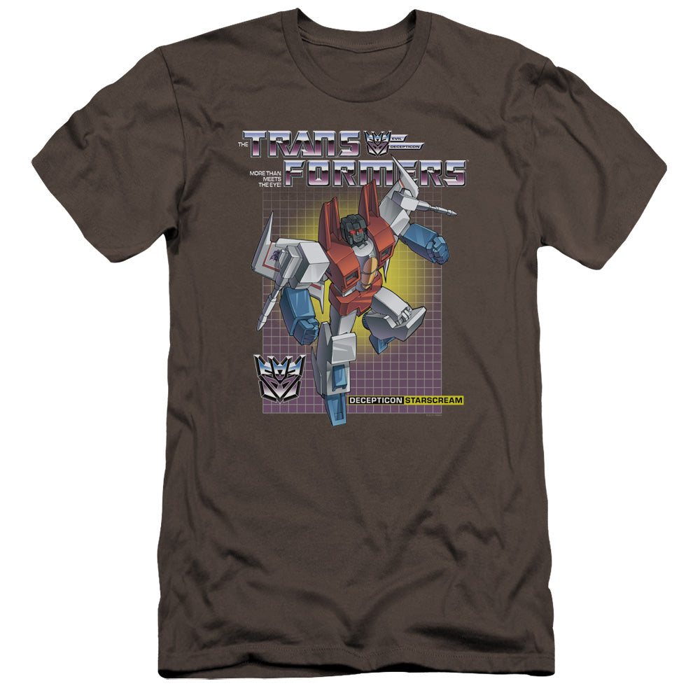 Transformers Premium Canvas T-Shirt Starscream Charcoal Tee