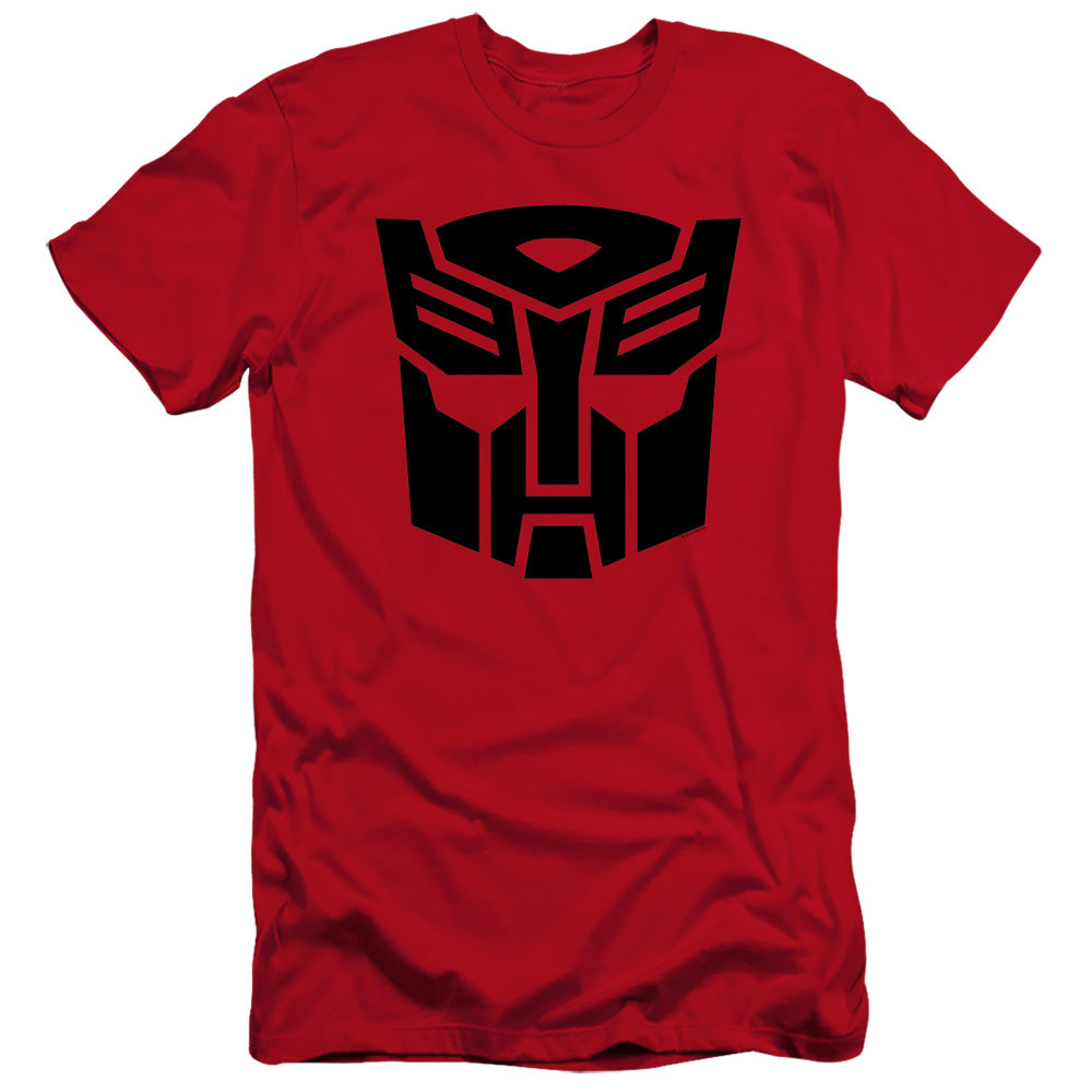 Transformers Premium Canvas T-Shirt Autobot Logo Red Tee