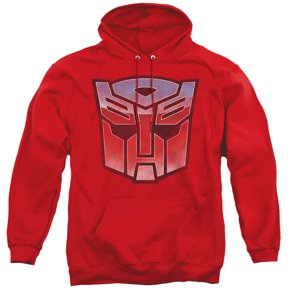 Transformers Hoodie Blue and Red Autobot Logo Red Hoody