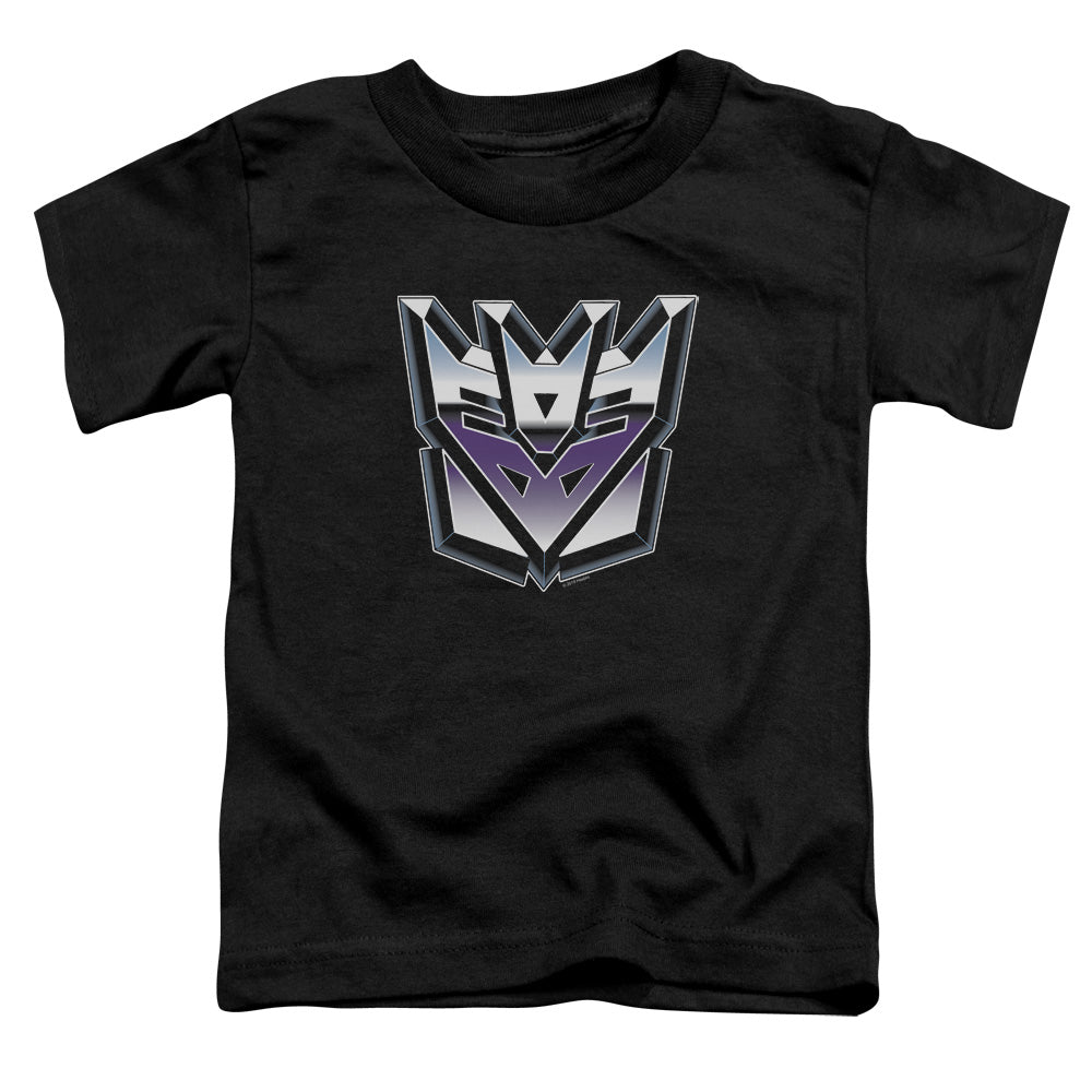 Transformers Toddler T-Shirt Decepticon Logo Black Tee