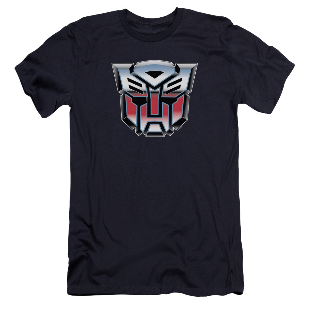 Transformers Premium Canvas T-Shirt Autobot Logo Navy Tee