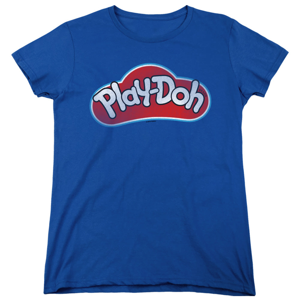 Play Doh Womens T-Shirt Vintage Logo Royal Tee