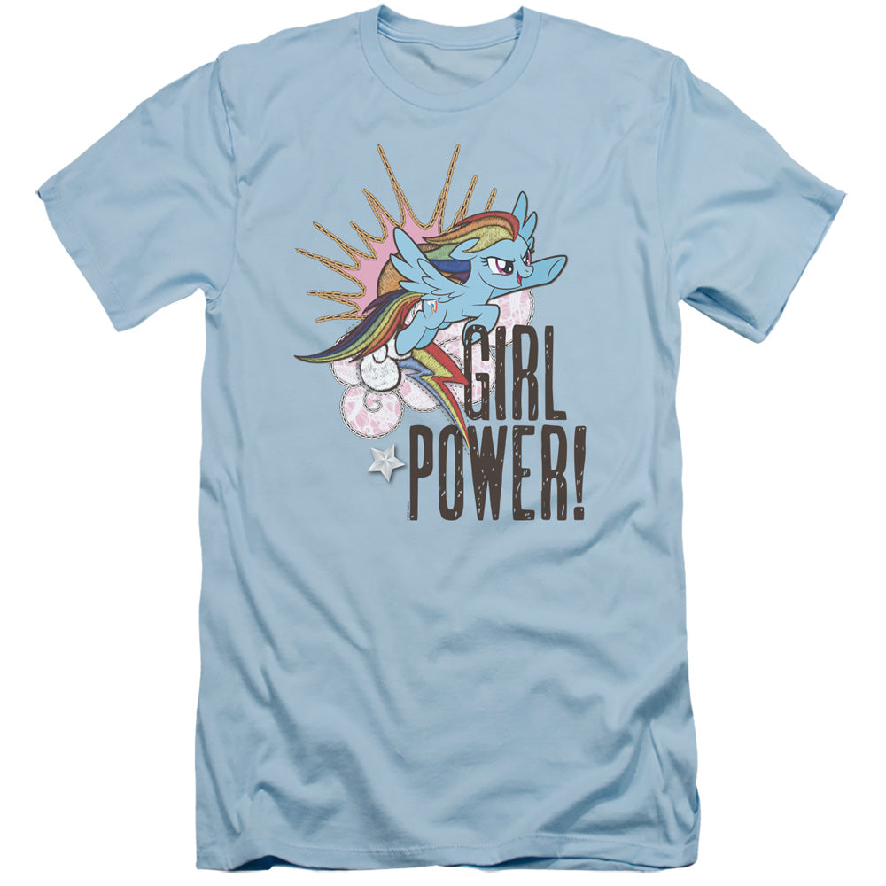 My Little Pony Slim Fit T-Shirt Girl Power Light Blue Tee