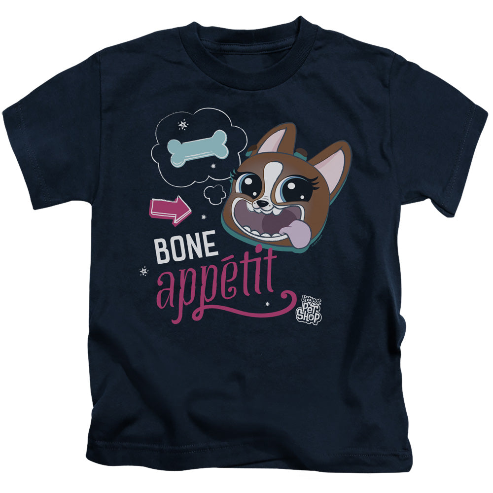 Littlest Pet Shop Boys T-Shirt Bone Appetit Navy Tee