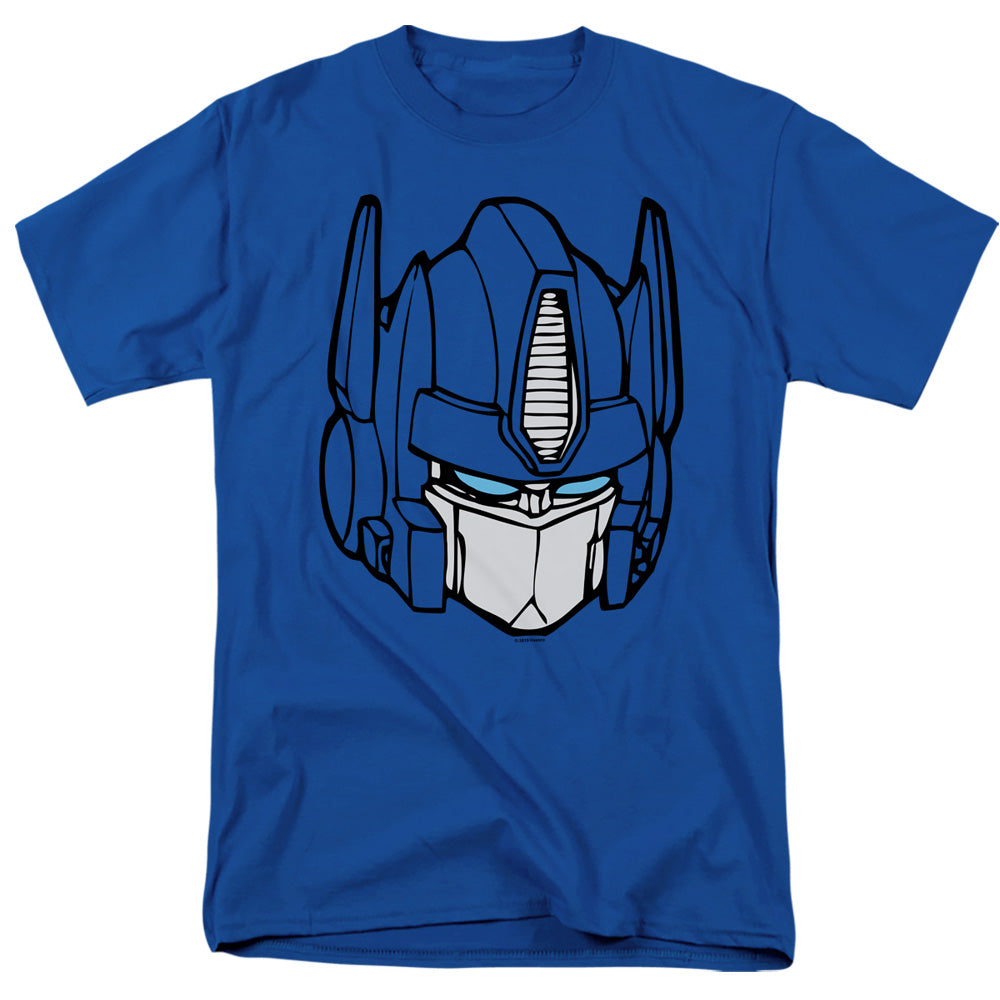 Transformers T-Shirt Optimus Prime Face Royal Tee