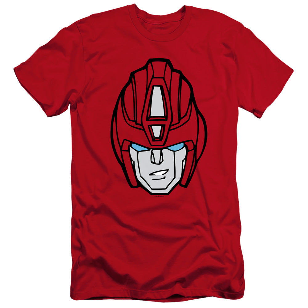 Transformers Premium Canvas T-Shirt Hot Rod Face Red Tee