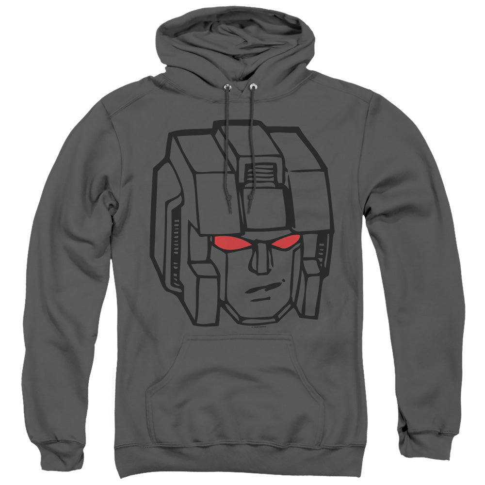 Transformers Hoodie Starscream Face Charcoal Hoody