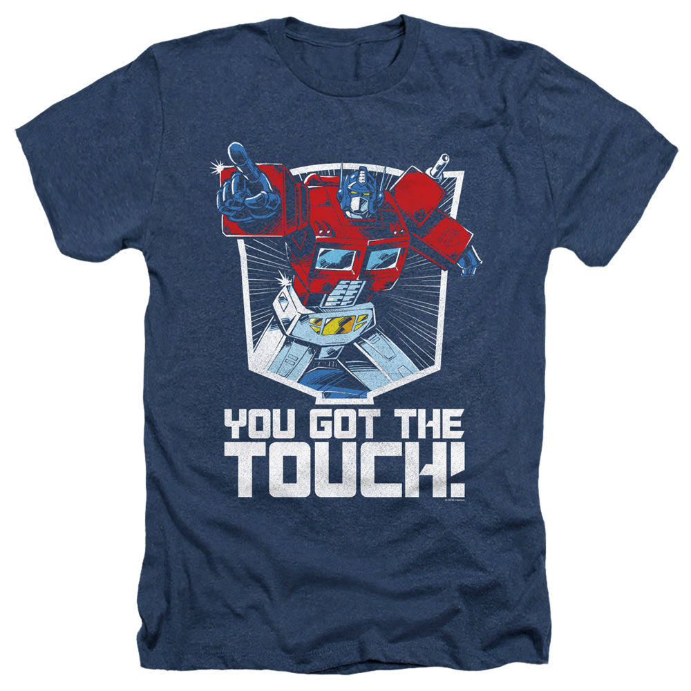 Transformers Heather T-Shirt Got The Touch Navy Tee