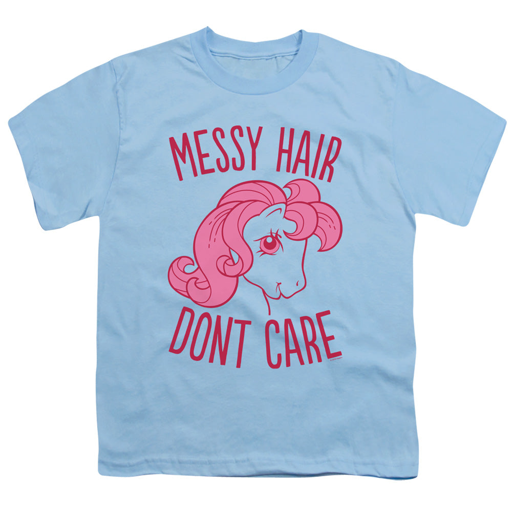 My Little Pony Kids T-Shirt Messy Hair Light Blue Tee