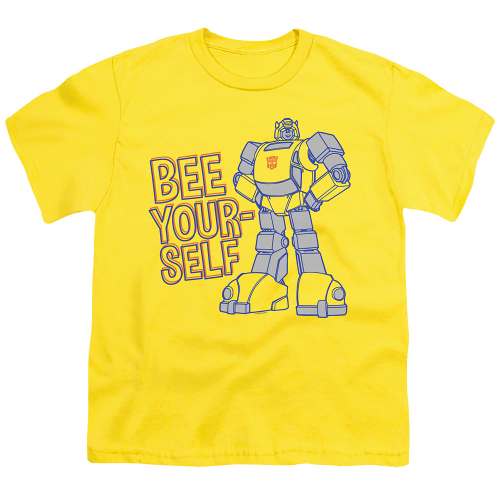 Transformers Kids T-Shirt Bee Yourself Yellow Tee