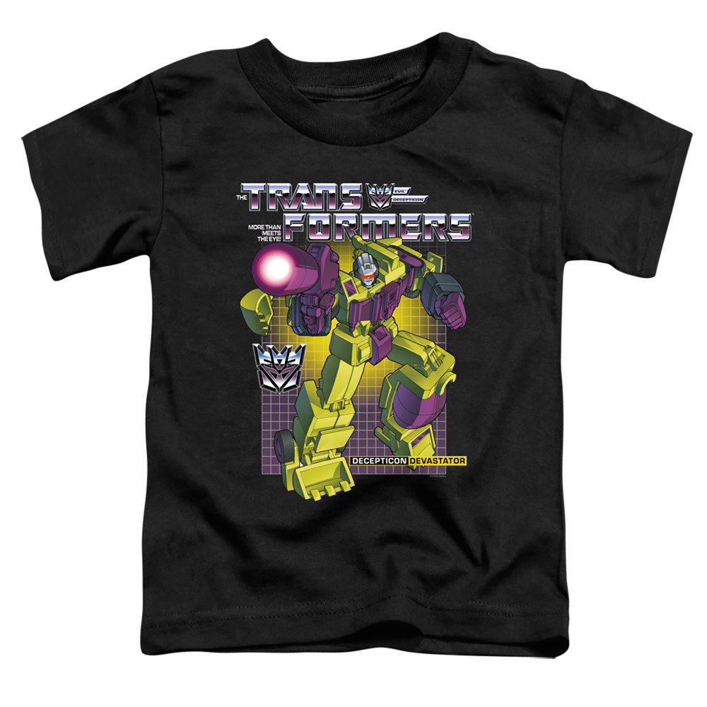 Transformers Toddler T-Shirt Devastator Black Tee