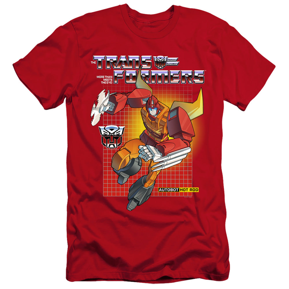 Transformers Premium Canvas T-Shirt Hot Rod Red Tee
