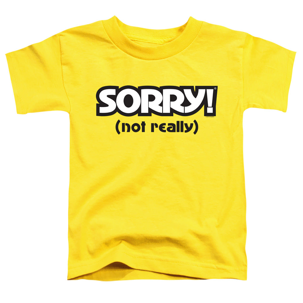 Sorry Toddler T-Shirt Not Really Yellow Tee