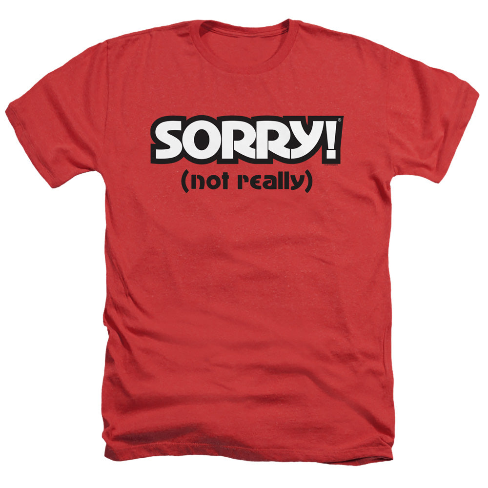 Sorry Heather T-Shirt Not Really Red Tee