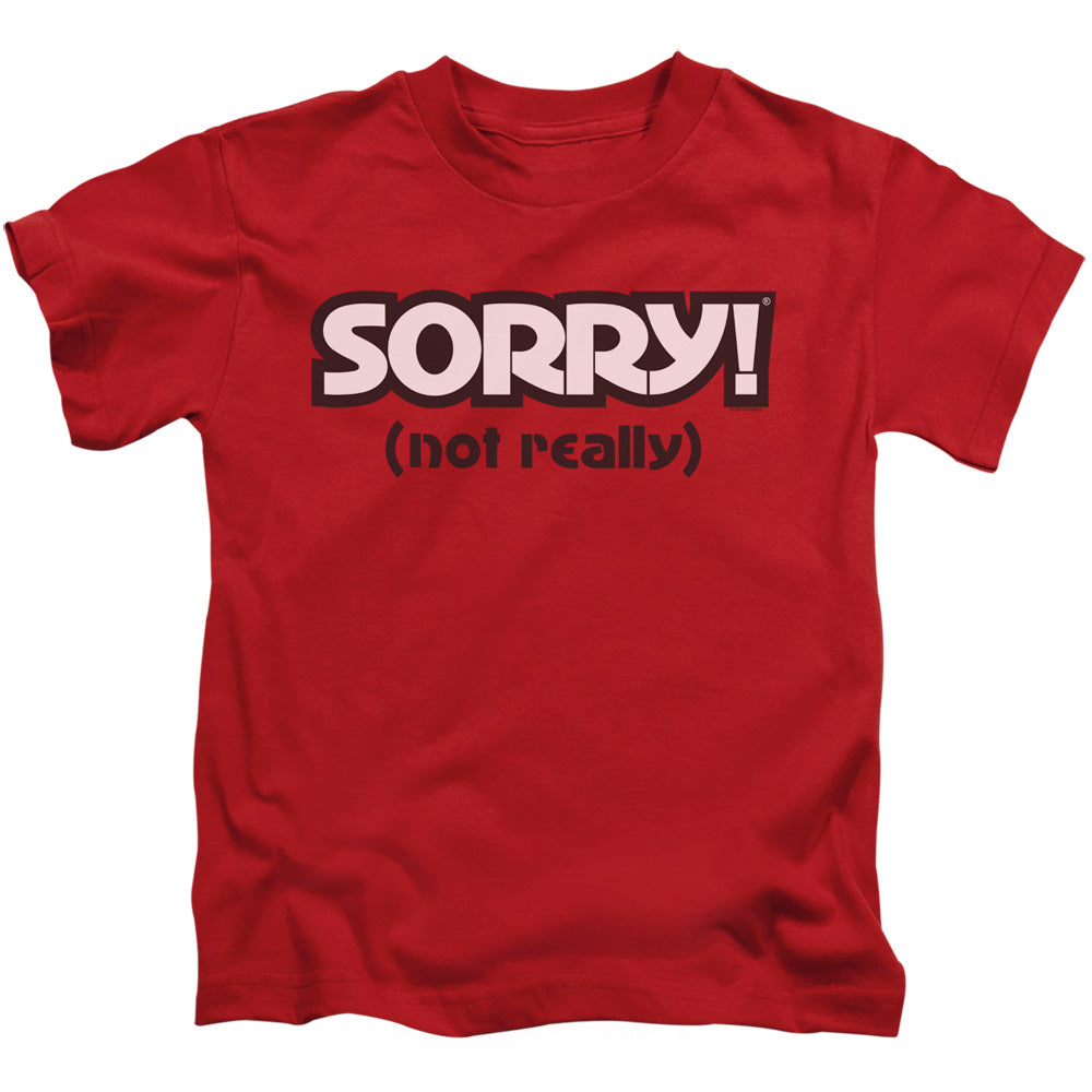 Sorry Boys T-Shirt Not Really Red Tee