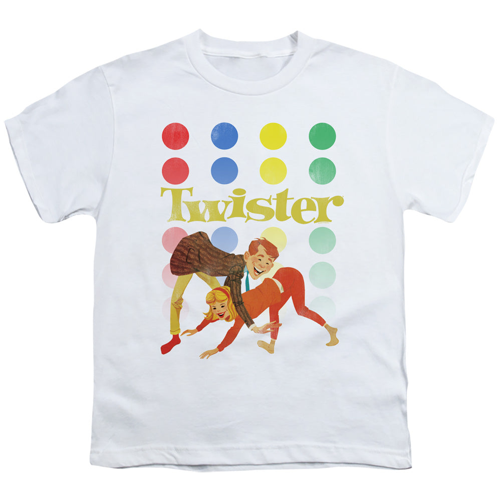 Twister Kids T-Shirt Old School White Tee