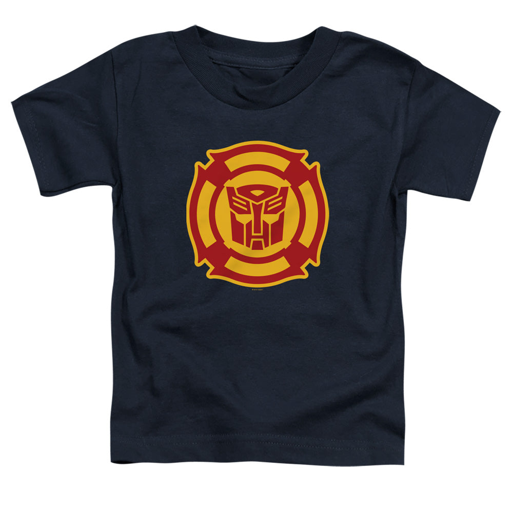 Transformers Toddler T-Shirt Rescue Bots Logo Navy Tee