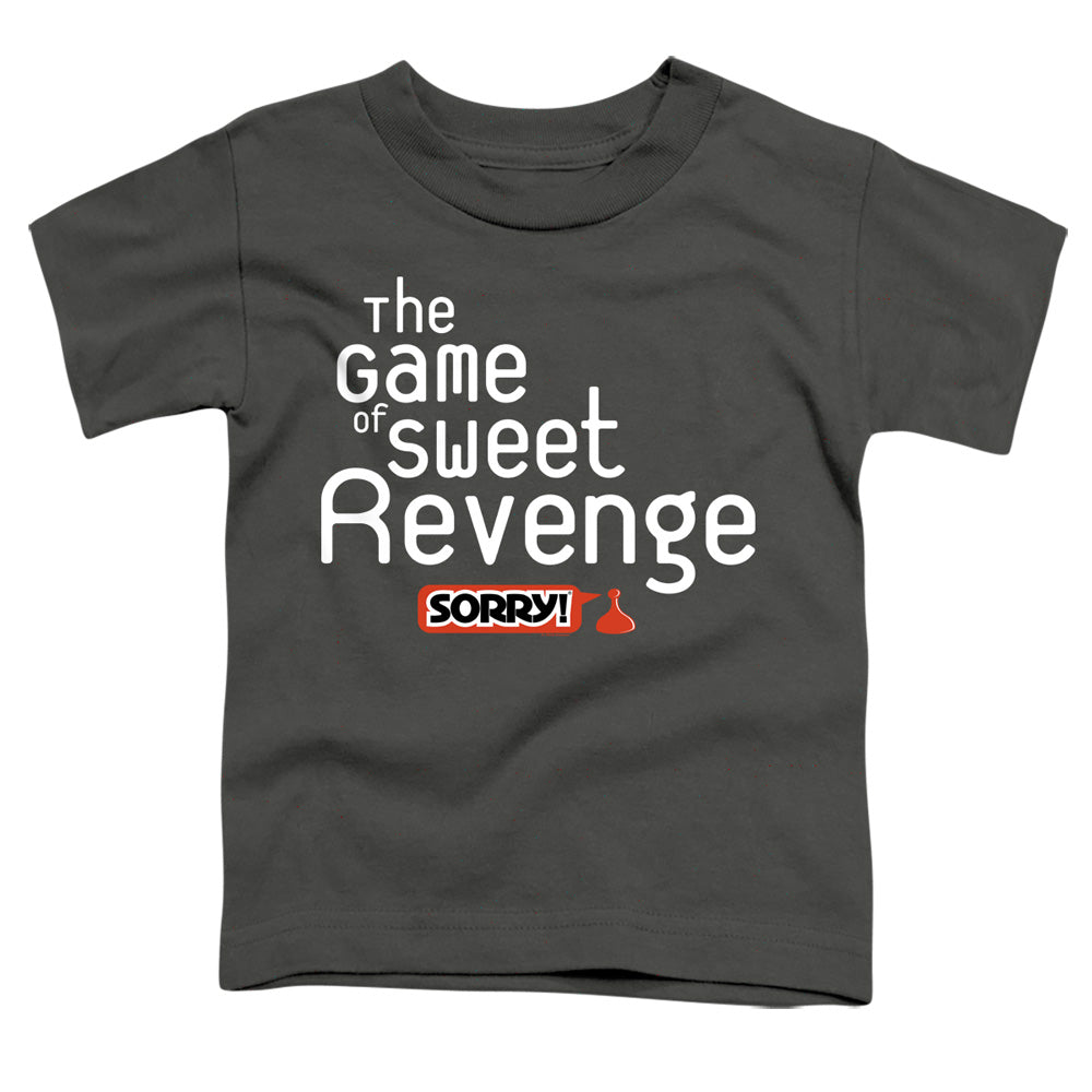 Sorry Toddler T-Shirt Sweet Revenge Charcoal Tee