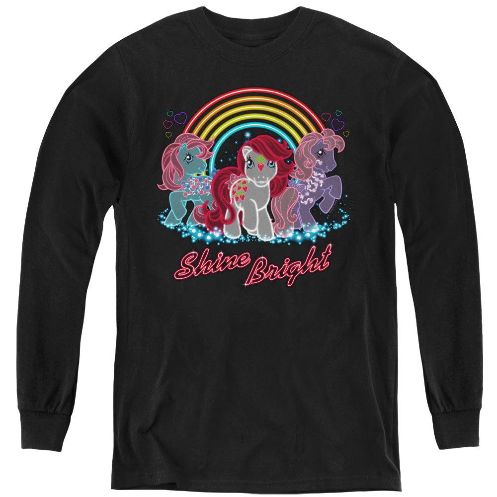 My Little Pony Kids Long Sleeve Shirt Shine Bright Black Tee