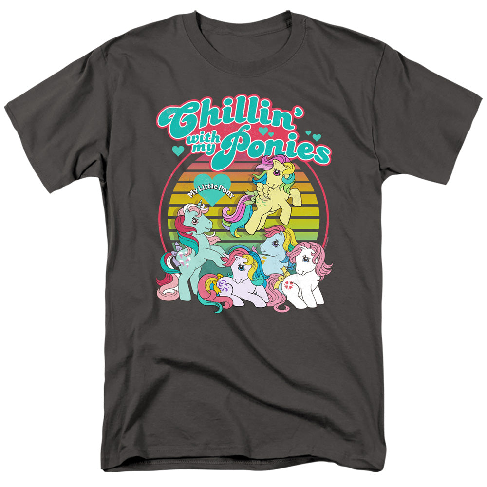 My Little Pony T-Shirt Chillin with my Ponies Charcoal Tee