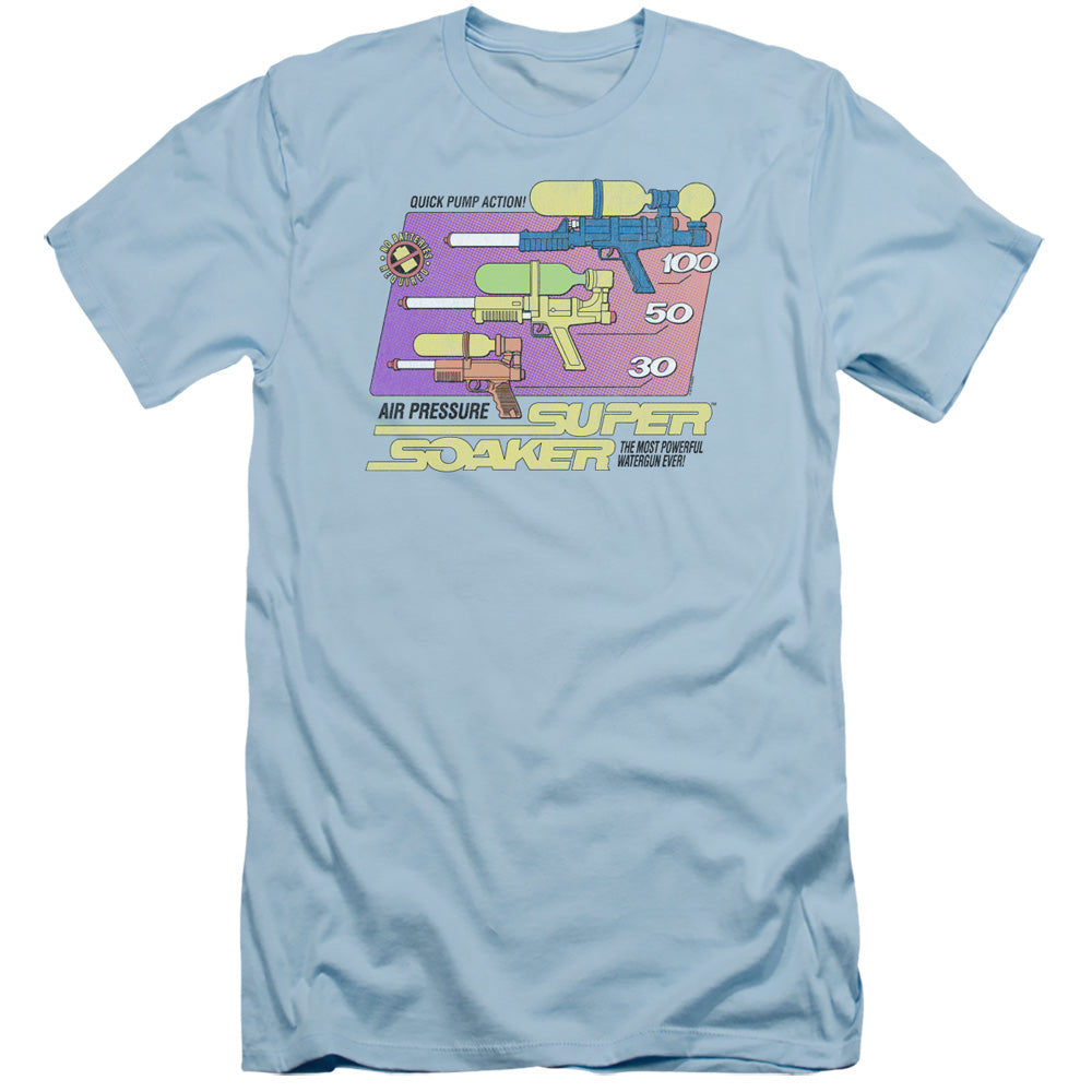 Super Soaker Slim Fit T-Shirt Original Light Blue Tee