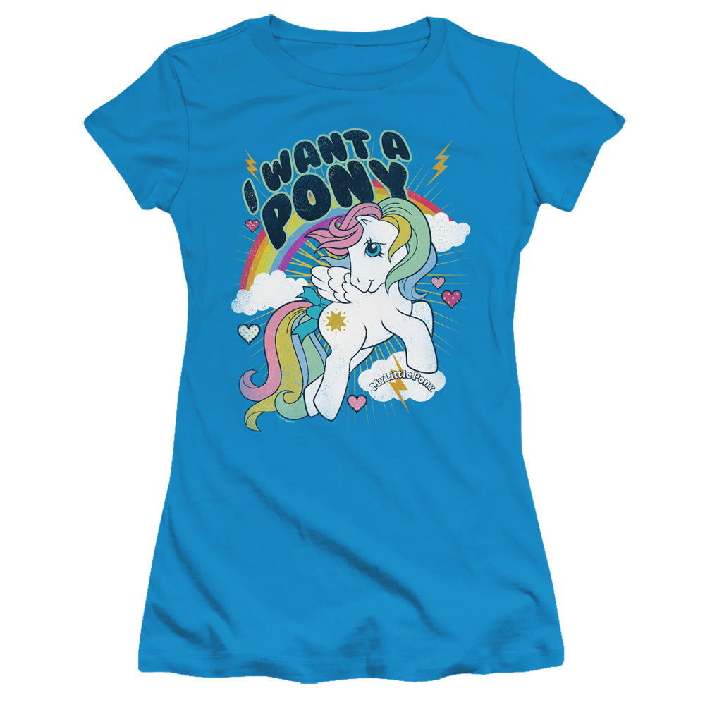 My Little Pony Juniors T-Shirt I Want a Pony Turquoise Tee