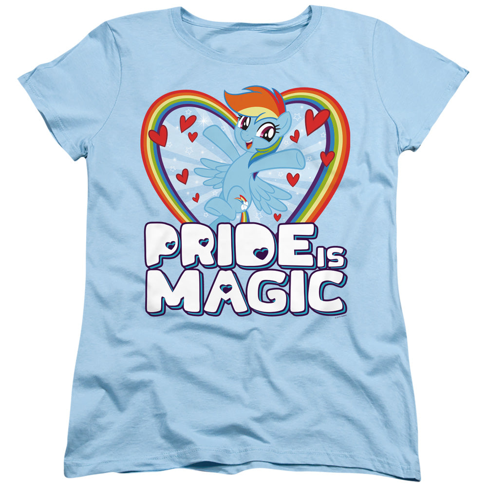 My Little Pony Womens T-Shirt Pride is Magic Light Blue Tee