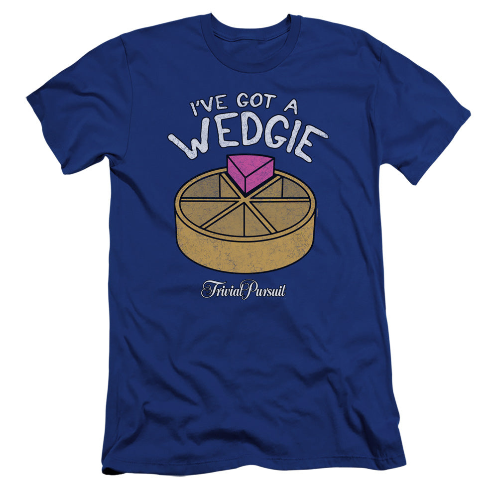 Trivial Pursuit Premium Canvas T-Shirt I've Got a Wedgie Royal Tee