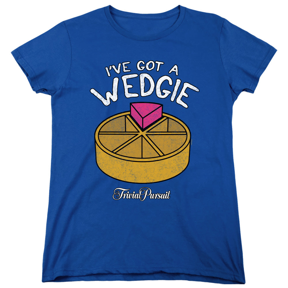 Trivial Pursuit Womens T-Shirt I've Got a Wedgie Royal Tee