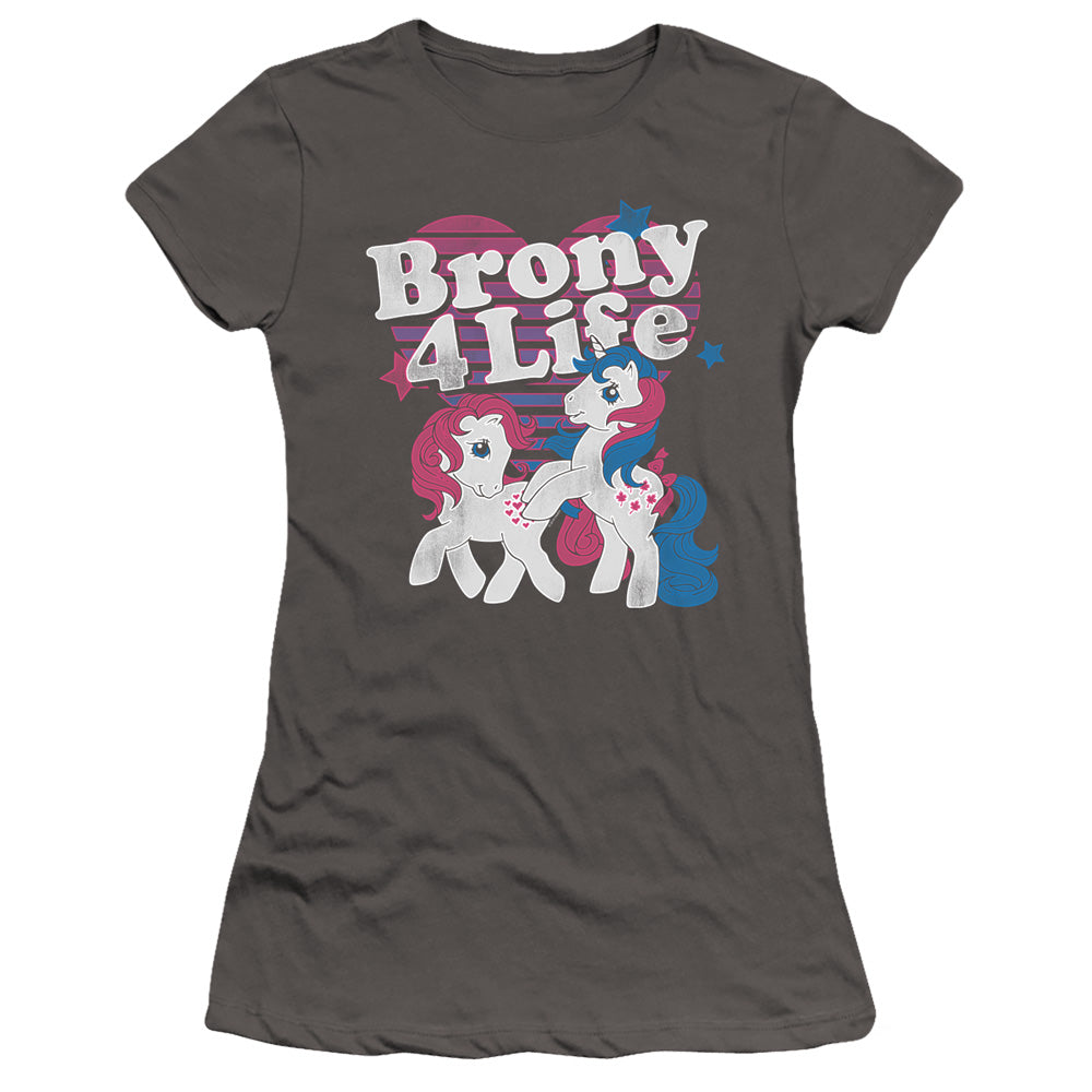 My Little Pony Juniors T-Shirt Brony 4 Life Charcoal Premium Tee