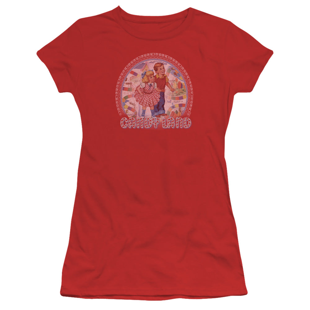 Candy Land Juniors T-Shirt Board Game Red Tee