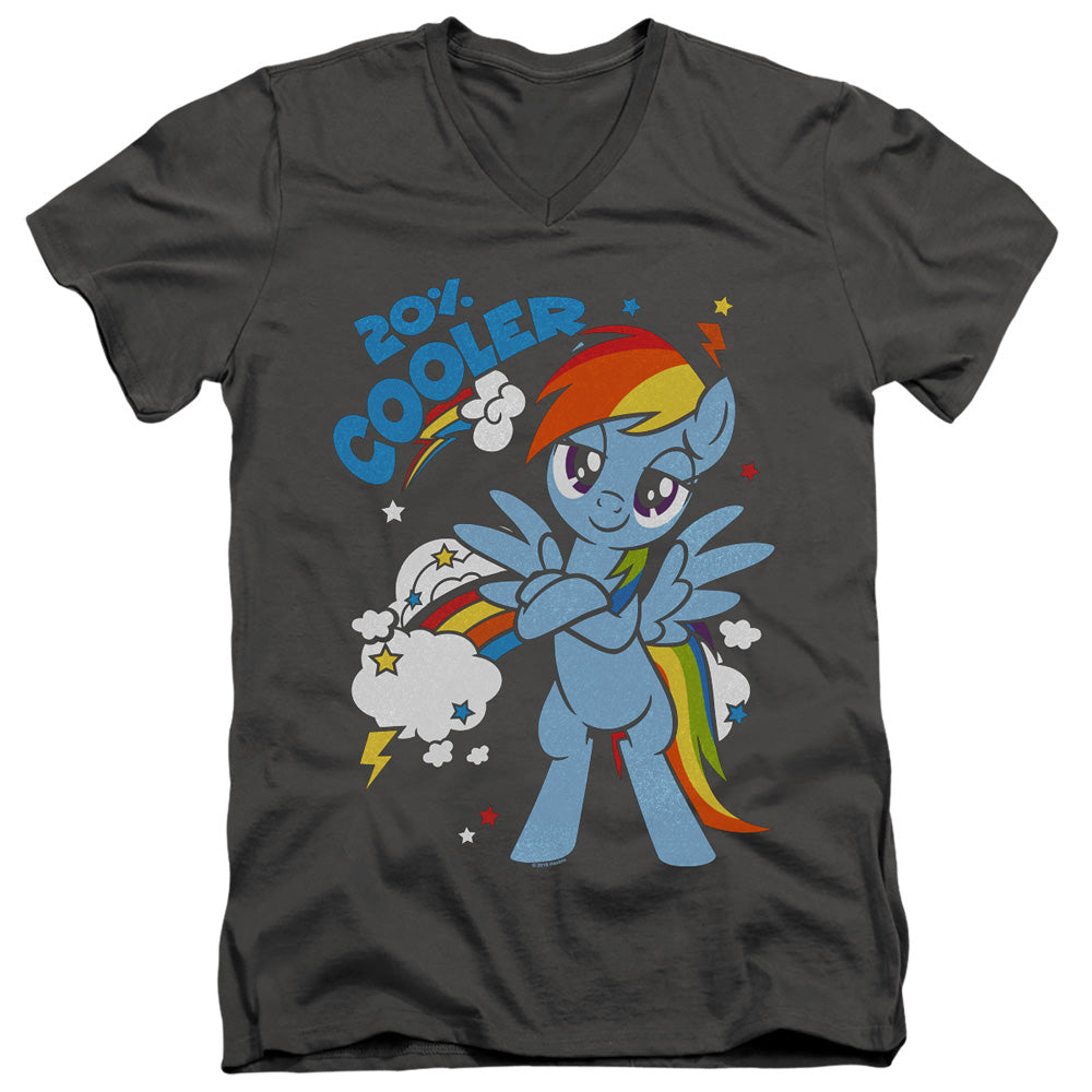 My Little Pony Slim Fit V-Neck T-Shirt Cooler Charcoal Tee