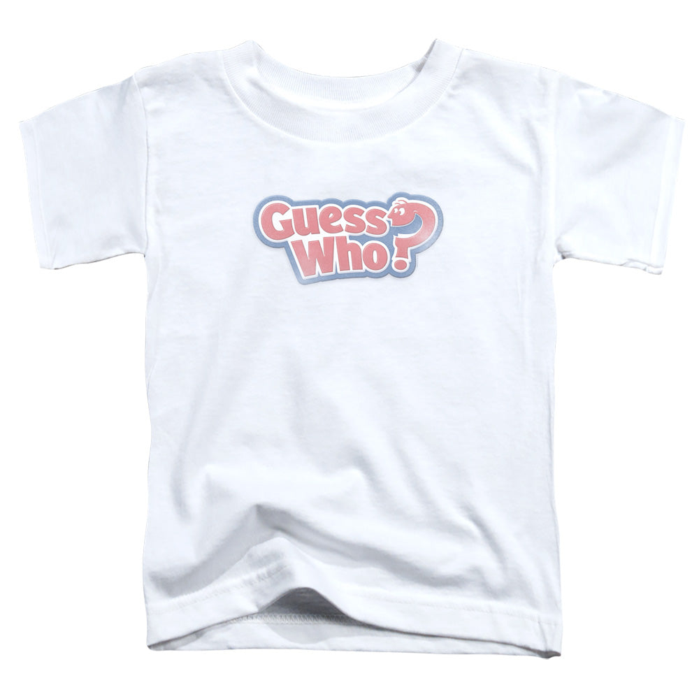 Guess Who Toddler T-Shirt Distressed Logo White Tee