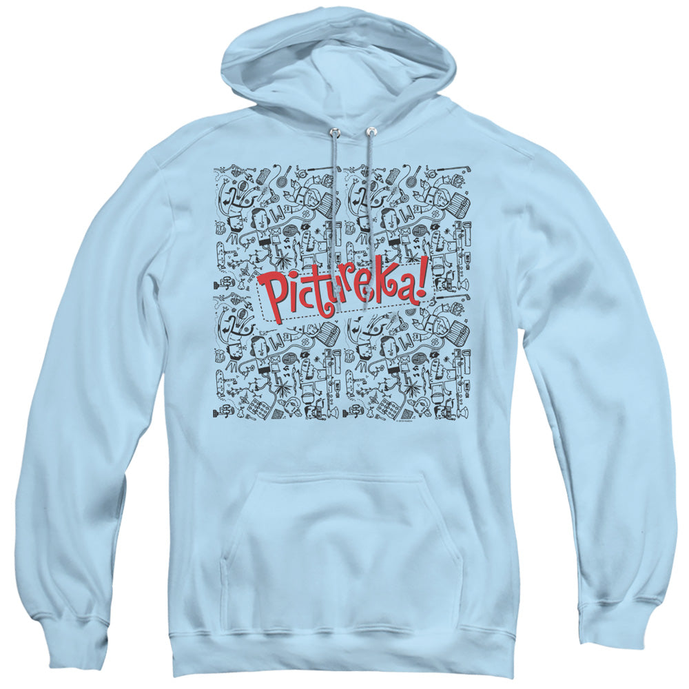 Pictureka Hoodie Drawings Light Blue Hoody