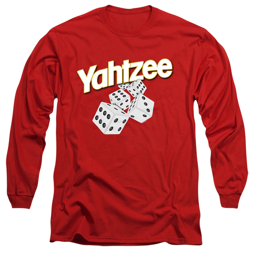 Yahtzee Long Sleeve T-Shirt Dice Red Tee