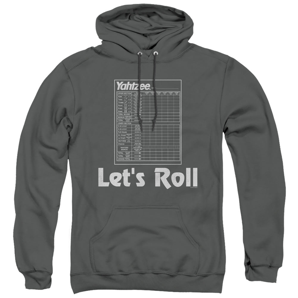 Yahtzee Hoodie Lets Roll Charcoal Hoody